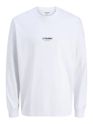 Avslappnad T-shirt med Långa Ärmar