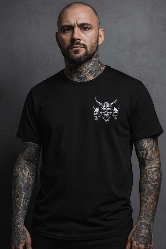 Tripple skull T-shirt