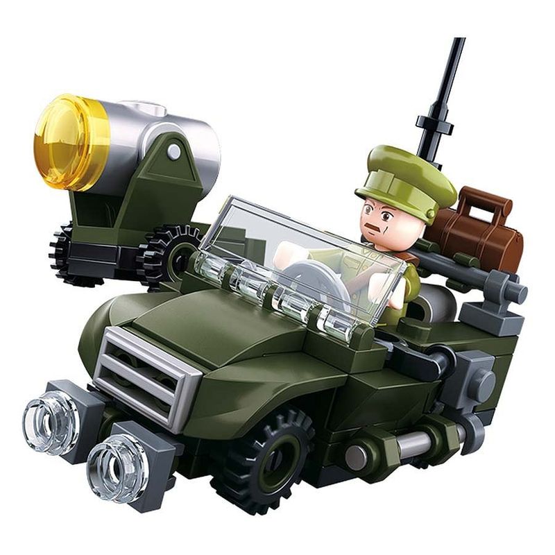 WWII 4in1 Army model B - Sluban - M38-B0678B
