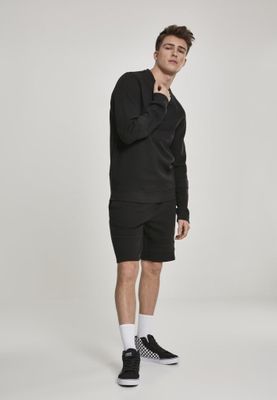 Sweatshirt with knitted fabric