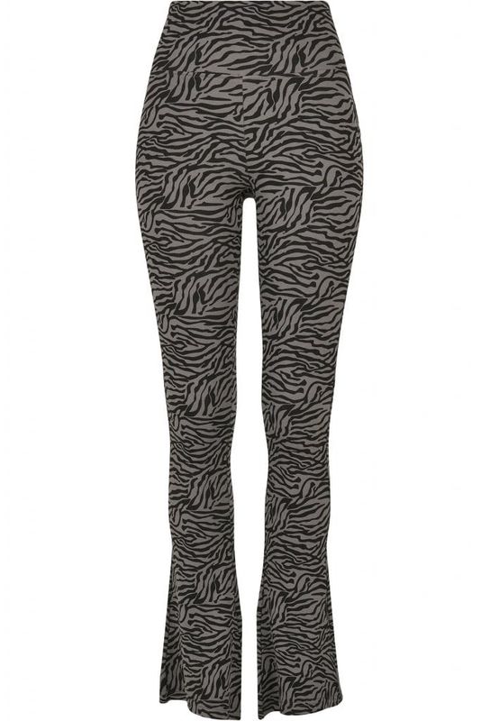 Zebra støvletter leggings dam