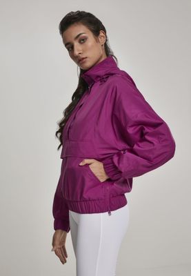 Pullover jakke med hooded dam
