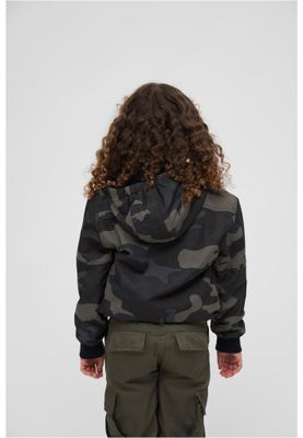 Windbreaker with fleece lining darkcamo - Child