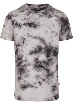 Svart och vit t-shirt i batikmönster
