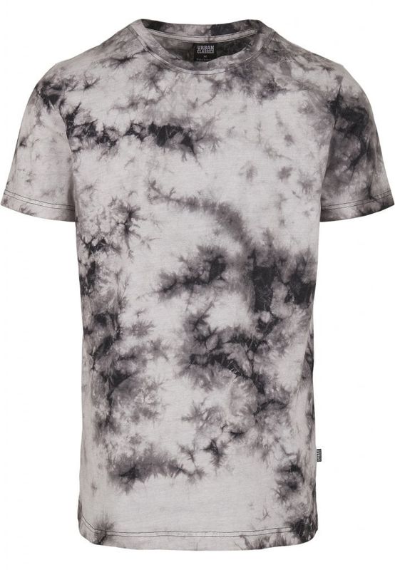 Svart och vit t-shirt i batikmönster