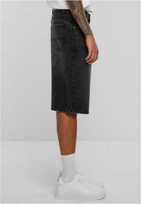 90-tals jeansshorts med oversize passform