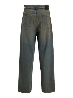 Loose fit jeans i blå denim - RON