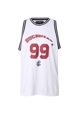 Topp med rocawear BALLER Tanktop – brightwhite