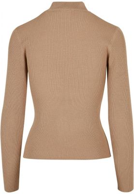 Ladies Rib Knit Turtelneck Sweater