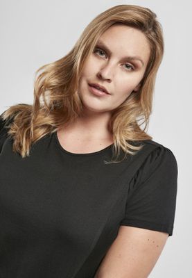 T-shirt med puffearm i økologisk bomuld