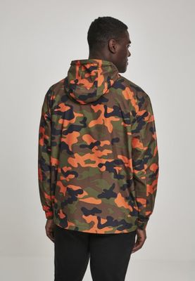 Camo Pull Over Windbreaker