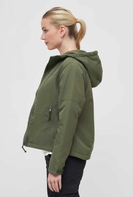 Lined windbreaker olive - Ladies