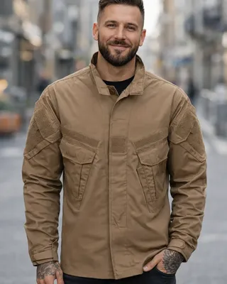 Tactical shirt jacket