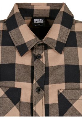 Ladies Turnup Checked Flanell Shirt