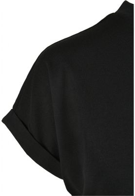 Sort kort kjole i t-shirt model