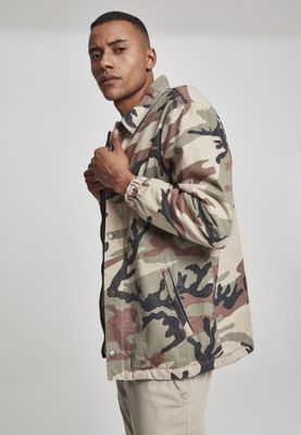 Camo Cotton Coach Jacket