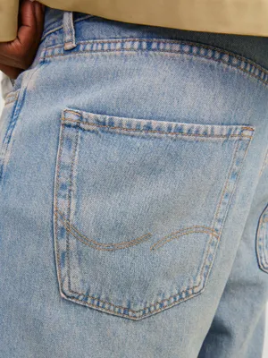 Ljusblå loose fit jeans herr - RON
