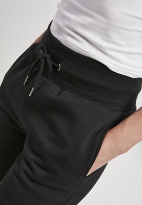 Black jogging pants with high waist lady