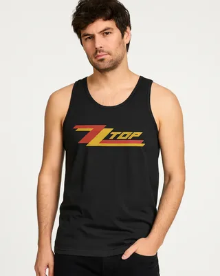 ZZ Top Misprint Logotype Linne i svart