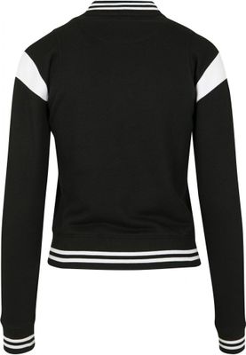 Black and white college jacket ladies