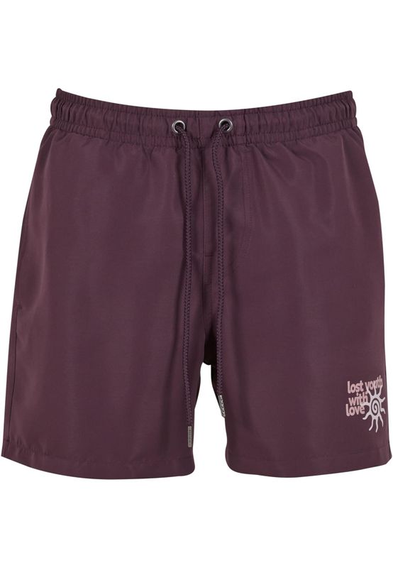 Shorts med dragsko lost Youth Swim – plumpurple