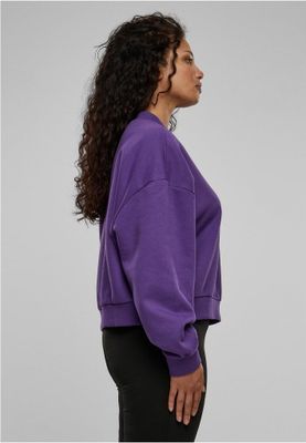 Short-sleeved V-neck sweater for ladies.