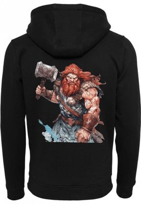 Thor painting - zipped hoodie