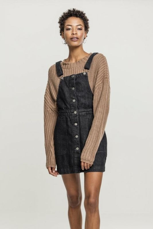 Ladies Denim Dungarees Dress