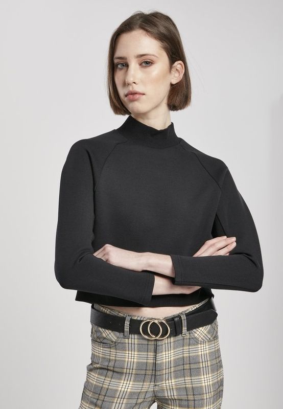 Short long-sleeved sweater lady
