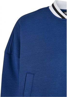 Ladies Oversized College Sweat Jacket