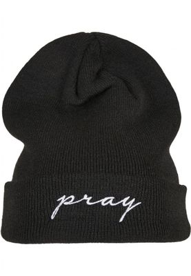 Pray Embroidery Beanie