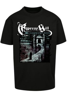 Grafik med text och bild Cypress Hill Temples of Boom Oversize T-shirt för herr – svart