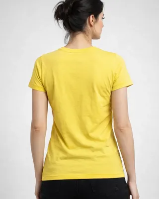 Yellow Is The New Black Girly T-Shirt