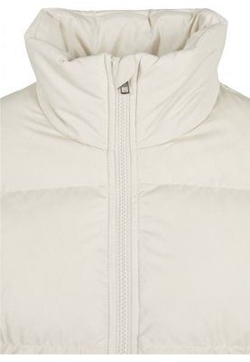 Ladies Short Peached Puffer Jacket