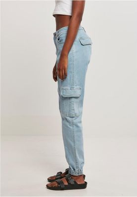Ladies Organic Stretch Denim Cargo Pants