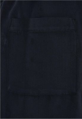 Short sleeve jumpsuit with shirt collar