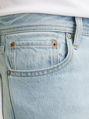 Ljusblå jeans relaxed fit herr - CHRIS