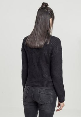 Sweater with braid pattern lady