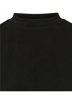 Short t-shirt with high neck ladies