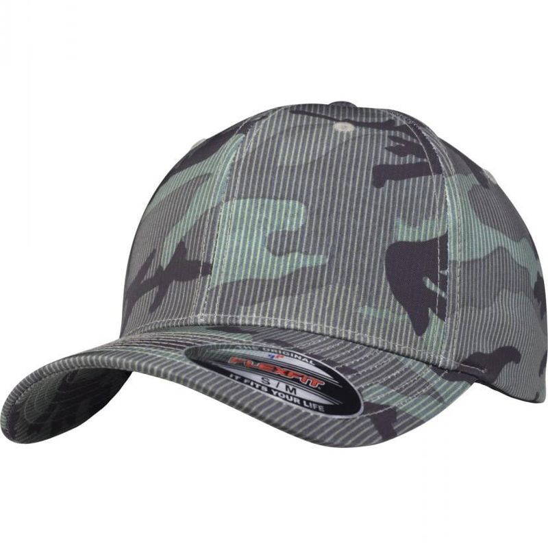 Ribbed flexfit cap in camo