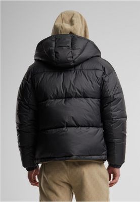 Men's thick hooded puffer jacket