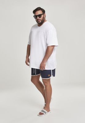 Retro swim shorts navy/white
