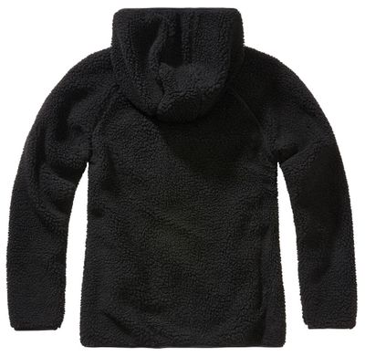 Teddyfleece zip jacket black - Ladies