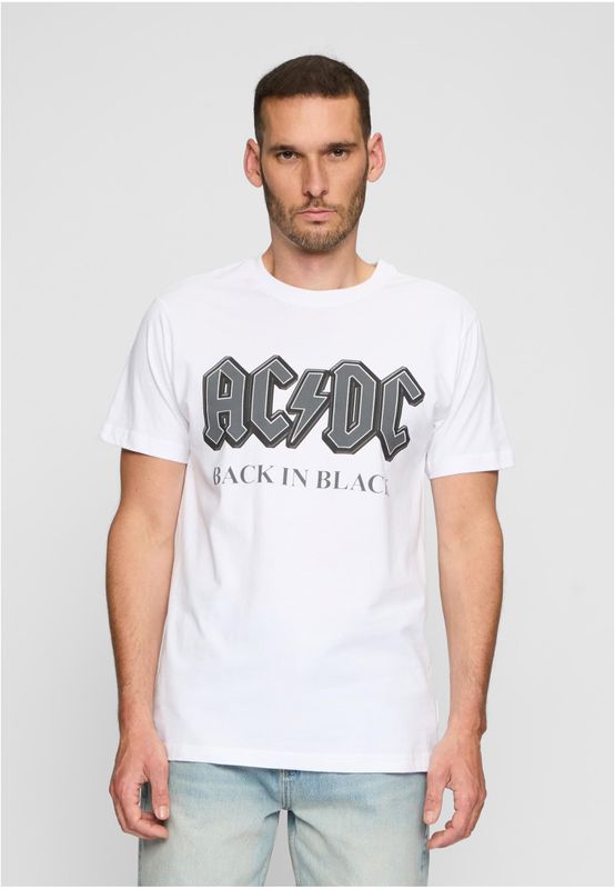 ACDC Back In T-shirt herr i vit