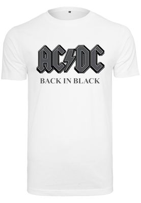 ACDC Back In T-shirt herr i vit