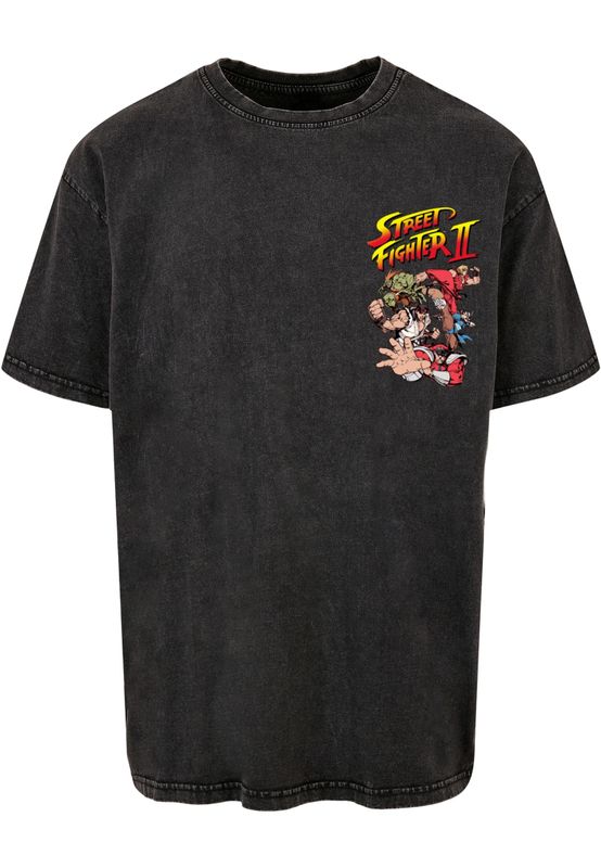 Streetfighter II Roster T-shirt herr i svart