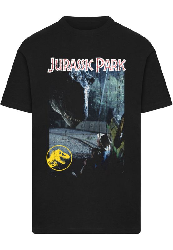 Jurassic Park T-rex T-shirt herr i svart