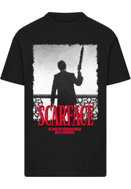 Scarface Stand Off T-shirt herr i svart