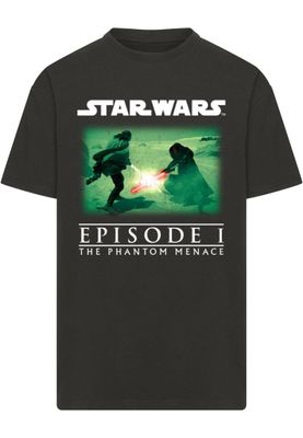 Star Wars Quaigon Vs Darth Maul T-shirt herr i svart