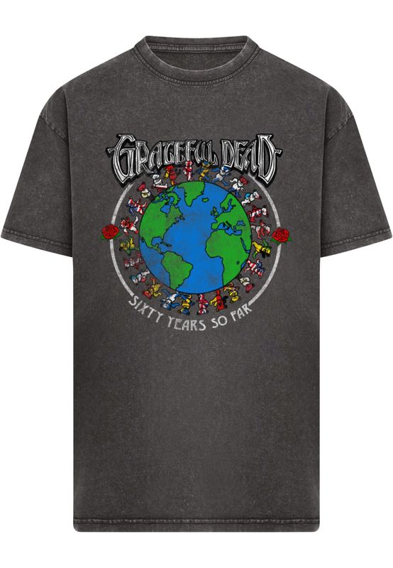 Grateful Dead Sixty Years So Far Acid Wash T-shirt herr i svart
